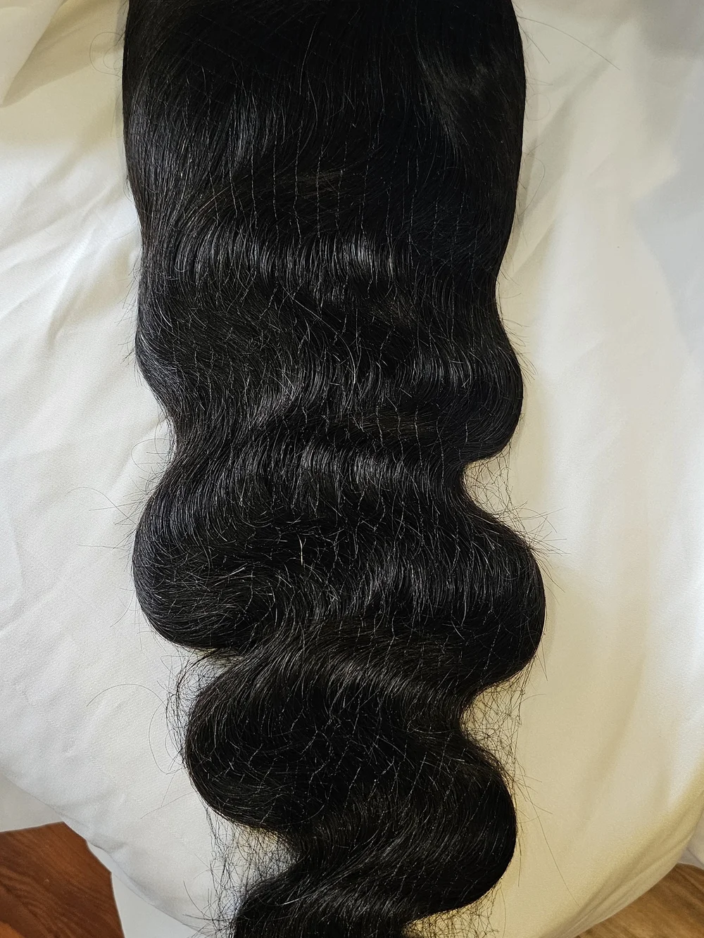 18 Inch Natural Black Body Wave 100% Human Hair 13x4 Lace Front Wig